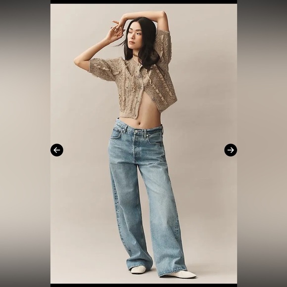 MAEVE Brand New Embellished Ruffled Cardigan Sweater - Picture 13 of 13